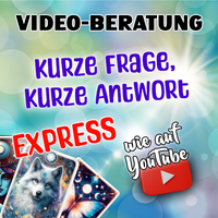 
              VIDEOBERATUNG: KURZE FRAGE, KURZE ANTWORT EXPRESS (48 Std.)
            