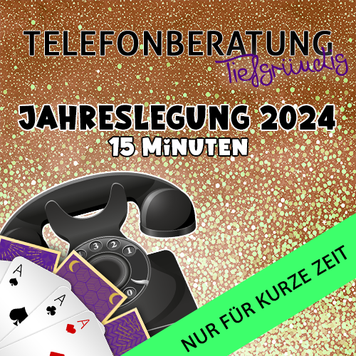 TELEFONBERATUNG Jahreslegung 2024 (15 Min.)