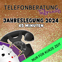 TELEFONBERATUNG Jahreslegung 2024 (45 Min.)